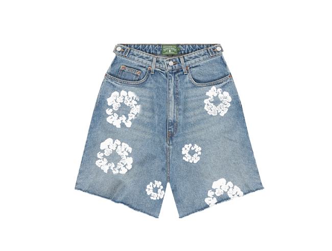 Denim Tears x Levi's The Cotton Wreath Jean Short Light Wash - 1