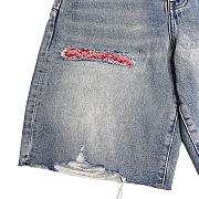 Purple Brand Paisley Shorts  - 4