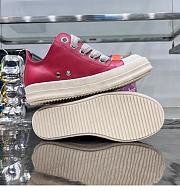 Rick Owen low lace up red  - 1