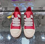 Rick Owen low lace up red  - 2