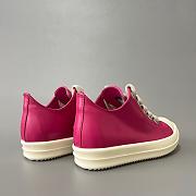 Rick Owen low lace up red  - 4