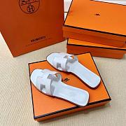 Hermes Oran sandal white - 4