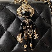 Chanel mini flap bag black - 20x12x6cm - 2