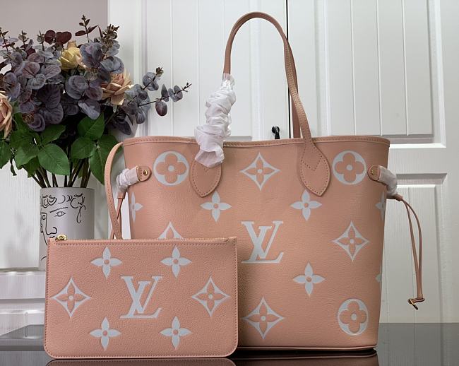 LV NEVERFULL medium handbag  m46329 pink - 31 x 28 x 14 cm - 1