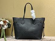LV NEVERFULL MEDIUM BLACK  M45686 - 32 x 29 x 17 cm - 2