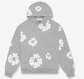 Denim Tears The Cotton Wreath Grey Hoodie