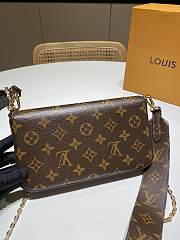 LV  FELICIE chain bag envelope three-in-one - 21*12*3CM - 4