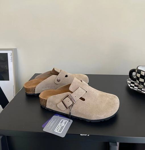 Birkenstock Boston BROWN Clogs - 1