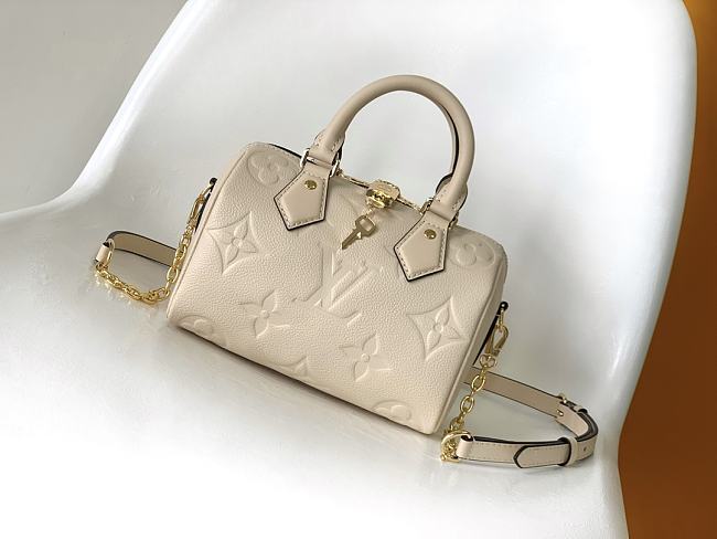 Louis Vuitton LV Speedy Bandoulière 20 nude Size 20.5 x 13.5 x 12 cm - 1