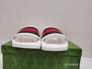 Gucci Pursuit Pool Slides White 308234 GIB10 9079 - 6