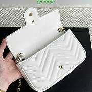 GG MARMONT MINI BAG WHITE SIZE 21cm x 12cm x 5cm - 4