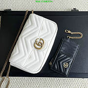 GG MARMONT MINI BAG WHITE SIZE 21cm x 12cm x 5cm - 2