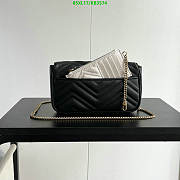 GG MARMONT MINI BAG BLACK SIZE 21cm x 12cm x 5cm - 2