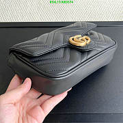 GG MARMONT MINI BAG BLACK SIZE 21cm x 12cm x 5cm - 4