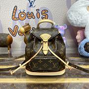LOUIS VUITTON Montsouri Mini MonogramBackpack M11199 Size: 24 x 25 x 12 cm - 4
