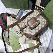 Gucci GG 1955Horsebit Bag monogram 568574  size 21*16*8cm - 4