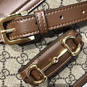 Gucci GG 1955Horsebit Bag monogram 568574  size 21*16*8cm - 6