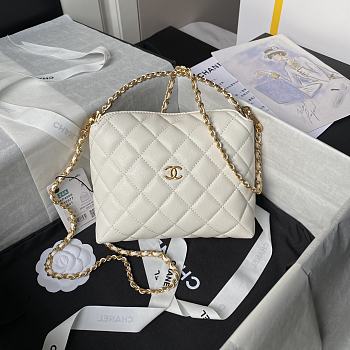 Chanel 24A small hobo handle AP4066 Grained calfskin - size: 19×14×7cm
