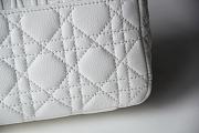 Dior Caro handbag white Large size 28x17x9cm - 4