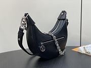 LV loop handbag black Size: 23 x 13 x 6 cm  - 4