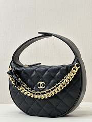 Chanel's hula hoop bag black Size: 19-12-4cm - 1