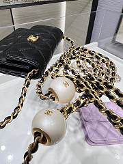 Chanel 24s latest lipstick bag pearl size 12cmX9cm - 6