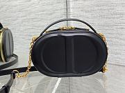 Dior oval camera bag black size: 18*6.5*11cm - 1