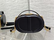 Dior oval camera bag black size: 18*6.5*11cm - 3
