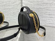 Dior oval camera bag black size: 18*6.5*11cm - 5