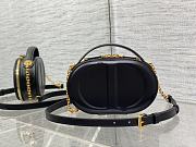 Dior oval camera bag black size: 18*6.5*11cm - 4