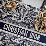 Dior Medium Lady D-Lite Bag size 24 cm  - 6