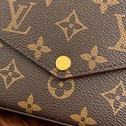 LV POCHETTE FÉLICIE CHAIN ​​BAG M81896 Size: 21x12x3cm - 6