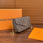 LV POCHETTE FÉLICIE CHAIN ​​BAG M81896 Size: 21x12x3cm - 4
