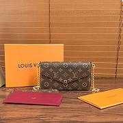 LV POCHETTE FÉLICIE CHAIN ​​BAG M81896 Size: 21x12x3cm - 2
