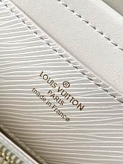  LV white Twist medium handbag M24765 size 23 x 17 x 9.5 - 3