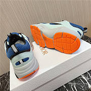 Dior B22 Blue Technical Mesh Light Blue Grey Orange - 2