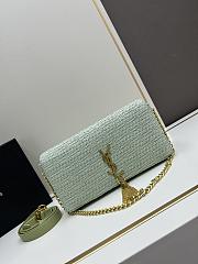 YSL straw bag mint size 22*14*7cm - 2
