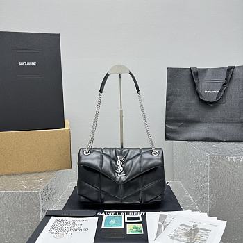 YSL puffer lambskin black size 27*17*11 cm 