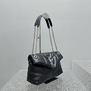 YSL puffer lambskin black size 27*17*11 cm  - 5