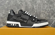  Louis Vuitton Trainer black full box with LV box - 1