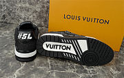  Louis Vuitton Trainer black full box with LV box - 3