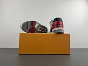 Louis Vuitton LV trainer Velcro black and red  - 5