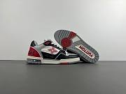 Louis Vuitton LV trainer Velcro black and red  - 1