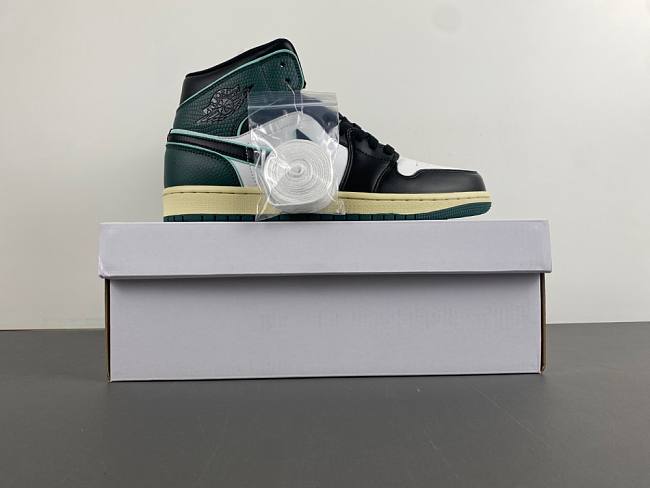 Air Jordan 1 Mid “Oxidized Green” - FQ7818-100 - 1