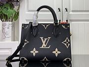 LV ONTHEGO BAG BLACK m45779 size 35x19x11.5cm - 1
