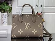 LV ONTHEGO BAG BEIGE COLOR M45779 SIZE 35x19x11.5cm - 1
