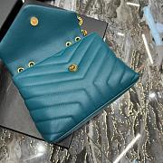 YSL LouLou Navy SIZE: 25x17x9cm - 3