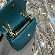 YSL LouLou Navy SIZE: 25x17x9cm - 4