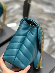 YSL LouLou Navy SIZE: 25x17x9cm - 6