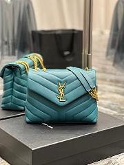 YSL LouLou Navy SIZE: 25x17x9cm - 5